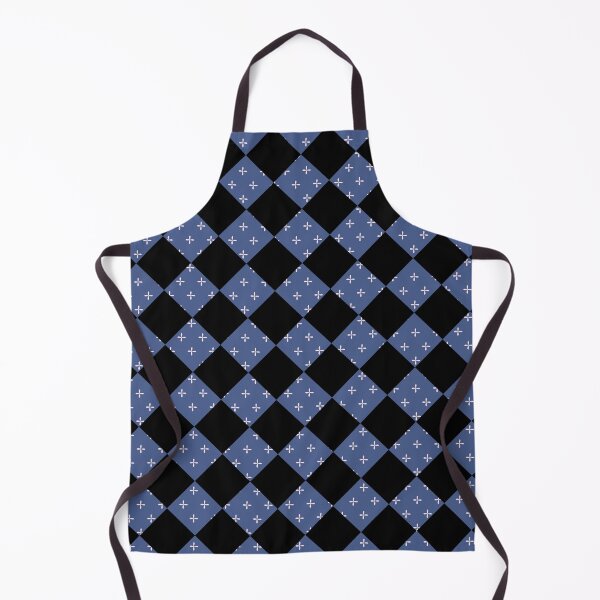 Item preview, Checkered Square Black And Blue Pattern designed and sold by nuvalonstyles.