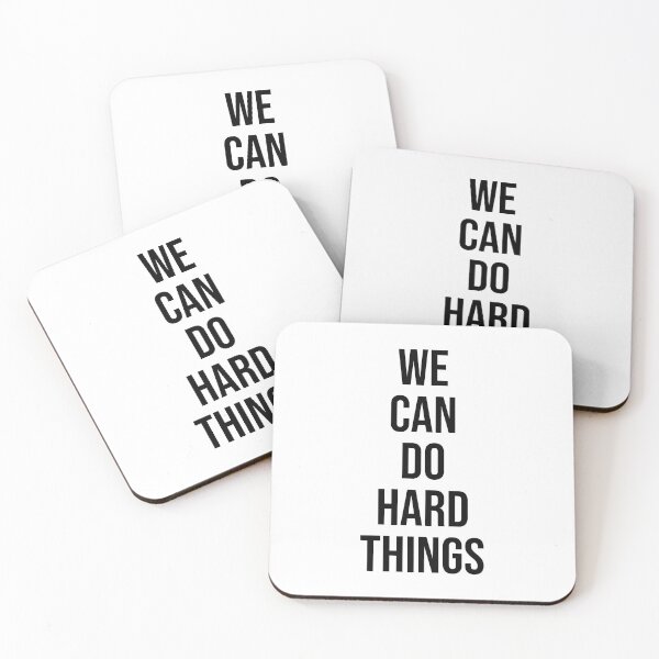 Item preview, We Can Do Hard Things designed and sold by corbrand.
