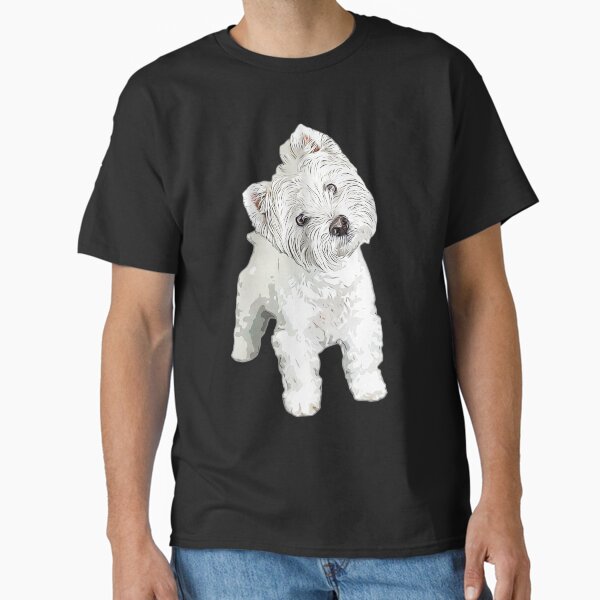 Vista previa del artículo con la obra «Lindo West Highland Terrier», diseñado y vendido por ElegantCat.