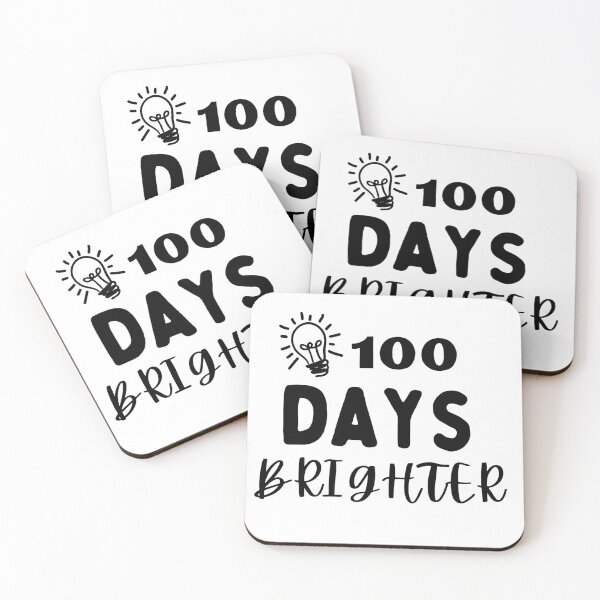 Item preview, 100 Days Brighter, 100 Days of School designed and sold by redsh2564.