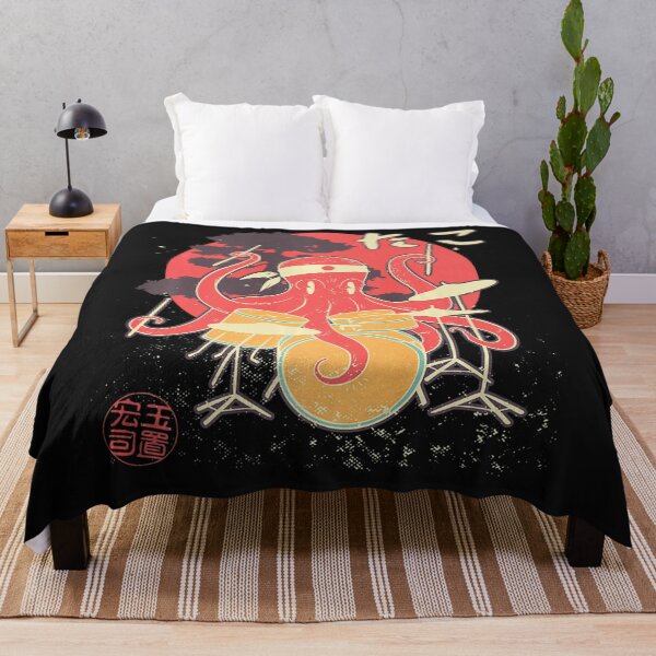 Item preview, Japanese Drummer Octopus Kawaii Tako Takoyaki Cute Octopus designed and sold by ANABARRIOS.