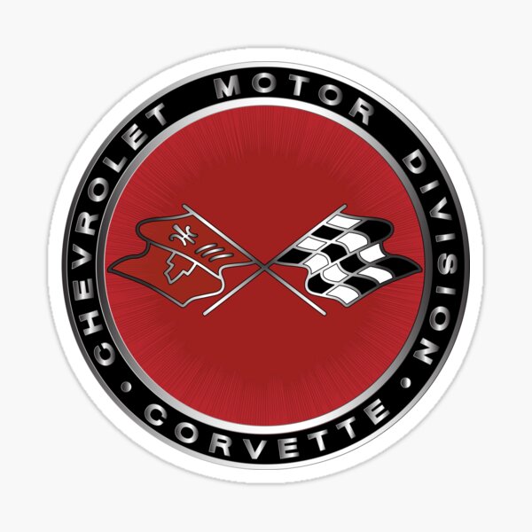 C3 Corvette Emblem Sticker