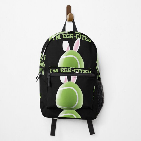 Item preview, I'm Egg-cited About Sports | Easter Tennis Fan designed and sold by GravitiTees.