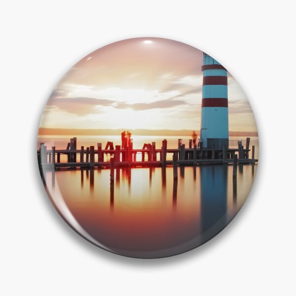 Item preview, Ocean Sunset With Lighthouse designed and sold by NoSpecialShop.
