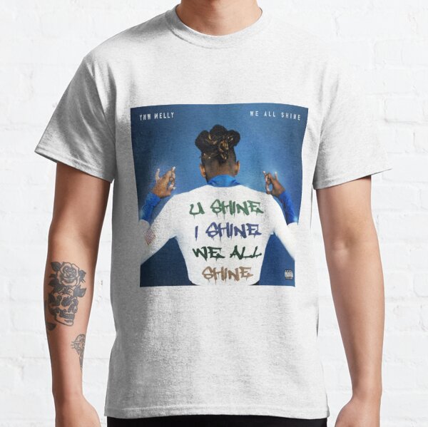 YNW Rapper Melly Singer Collage T Shirt Mens Summer Casual Cotton