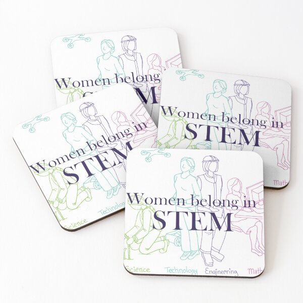 Item preview, Women belong in STEM designed and sold by lclkrist.