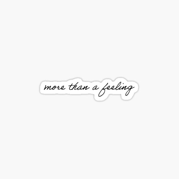 Item preview, "more than a feeling" designed and sold by Feel-GoodPrints.