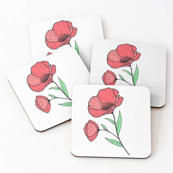 Item preview, Poppies designed and sold by Mint & Magnolia Design.