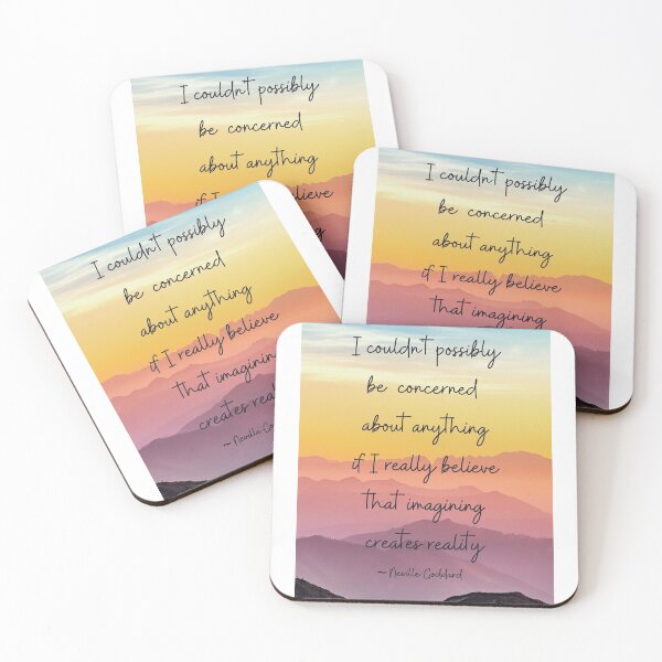 Item preview, Imagining Creates Reality, Neville Goddard Quote designed and sold by MamaSweetea.