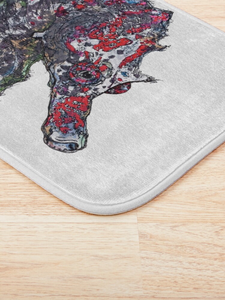 Alternate view of Lady Jayne Seahorse of Manly Nets Bath Mat