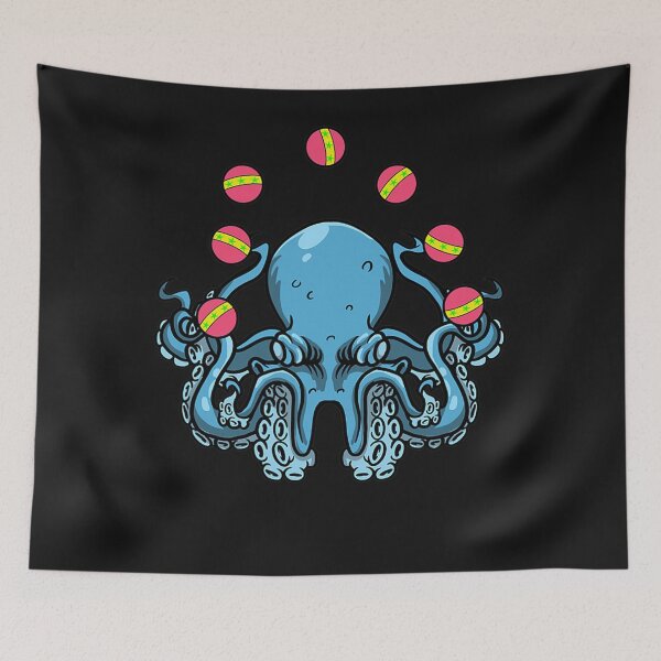 Item preview, Juggling Octopus Juggler Circus Gift Juggle Artist designed and sold by ANABARRIOS.