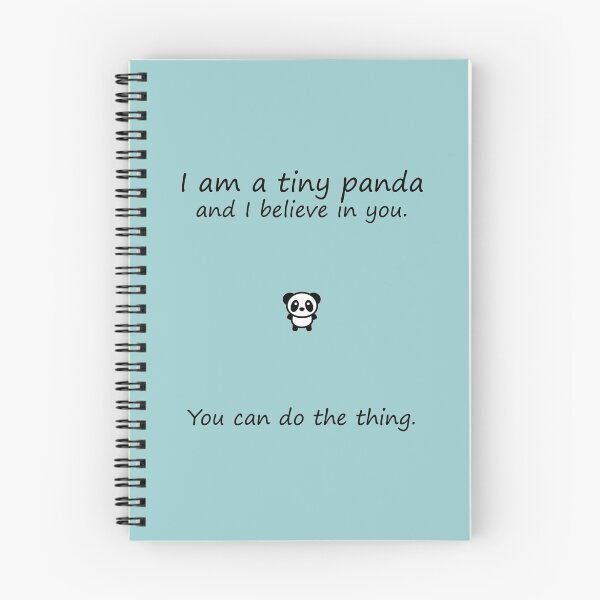 Aperçu de l'œuvre Petit Panda croit en toi créée et vendue par ninthcircle.