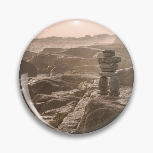 Item preview, Misty Ocean Inukshuk designed and sold by NoSpecialShop.