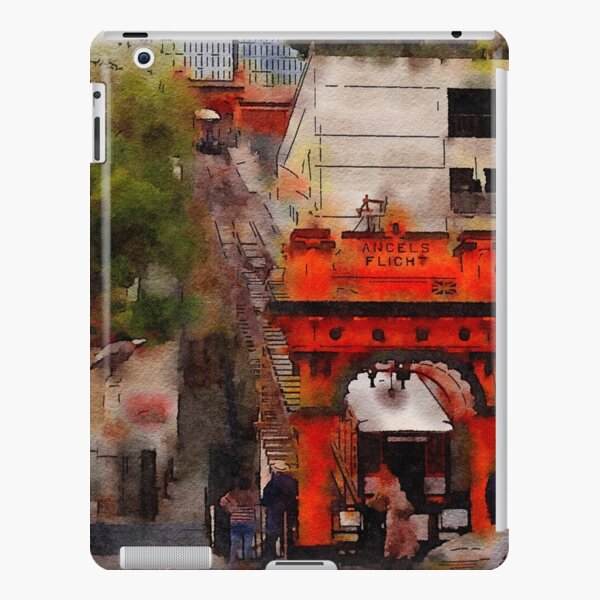 Angels Flight, Los Angeles, California Watercolor iPad Snap Case