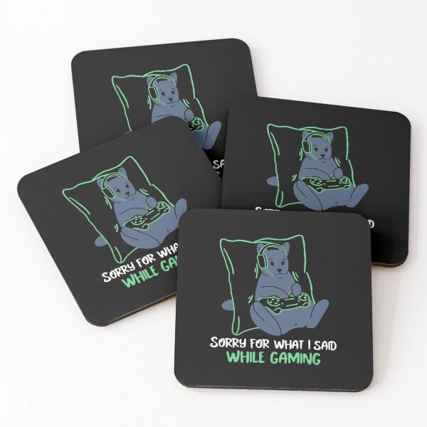 Item preview, Sorry For What I Said While Gaming - Funny Gaming Cat designed and sold by RedQuality.