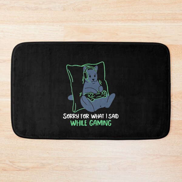 Item preview, Sorry For What I Said While Gaming - Funny Gaming Cat designed and sold by RedQuality.