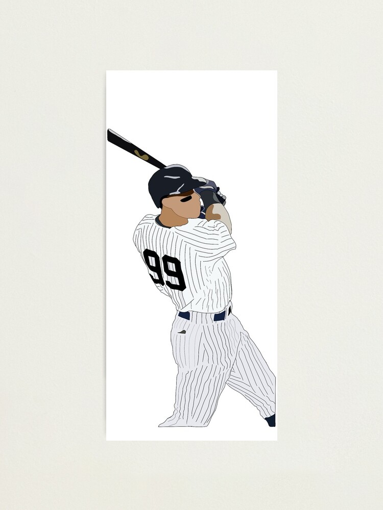 Youth New York Yankees #99 Aaron Judge Navy Blue White Number