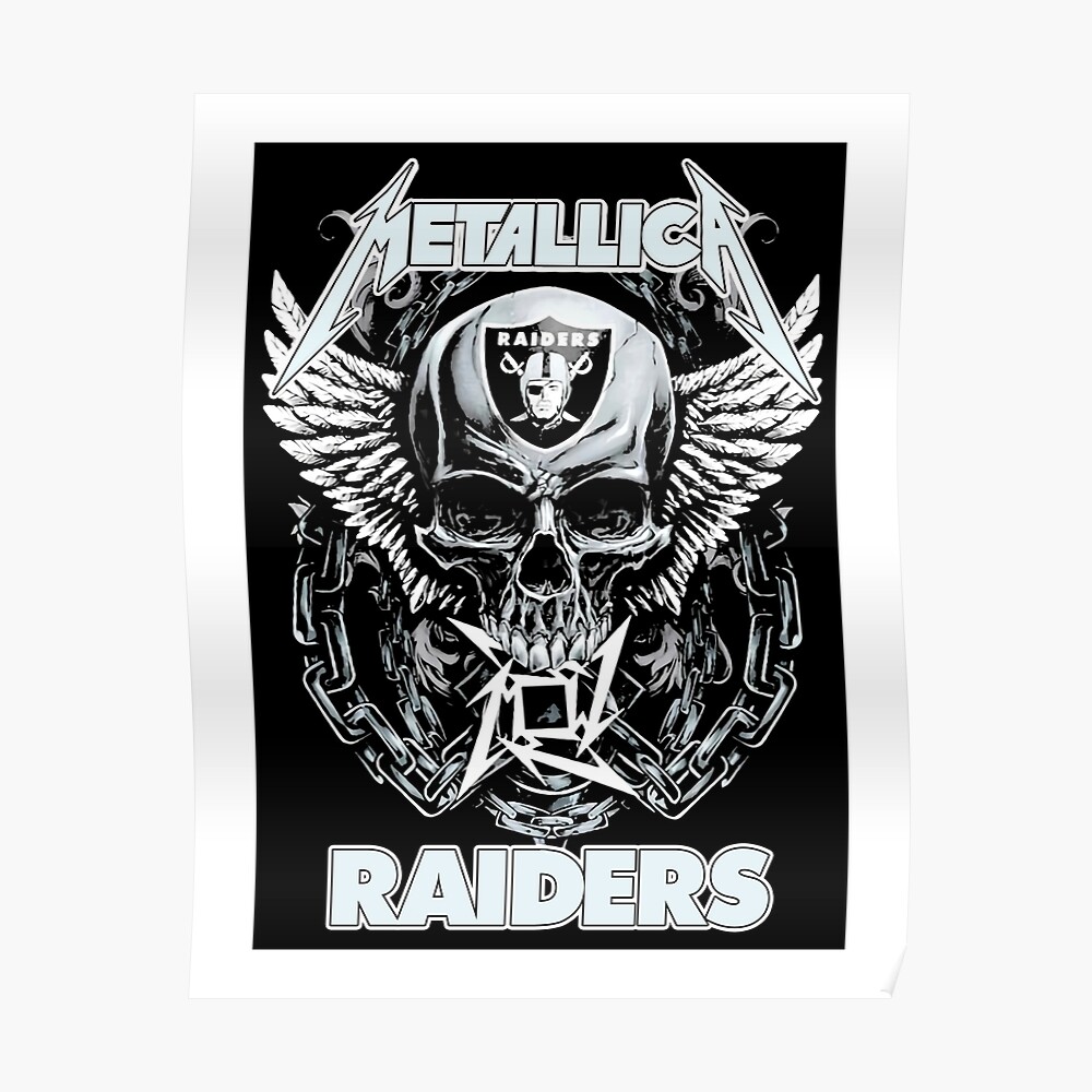 Metallica 'Raiders Skull' Back Patch