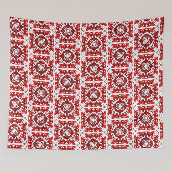 Item preview, Geometric red design  designed and sold by PaintingsByKF.