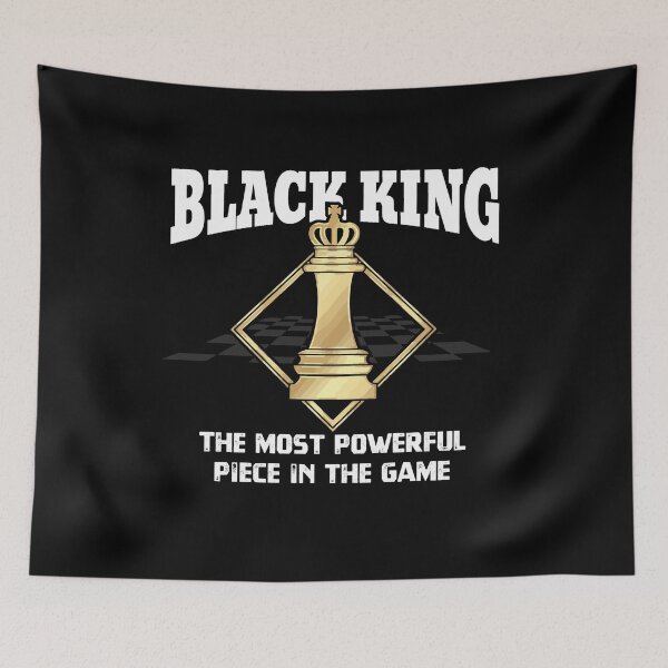 Item preview, Black King Most Powerful Piece Chess Lovers designed and sold by Dressed For  Duty.