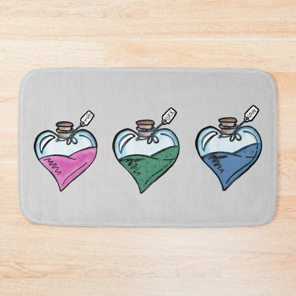 Item preview, Magic Potion Repeat Print In Stripes, Grey Background designed and sold by 10pmCreations.