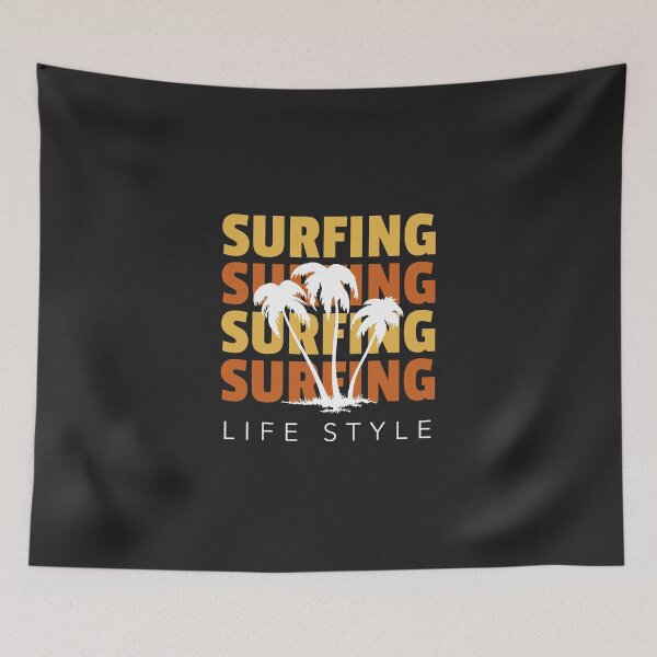 Item preview, surfing surf lifestyle gift idea Vintage T-shirt designed and sold by Vanchys.