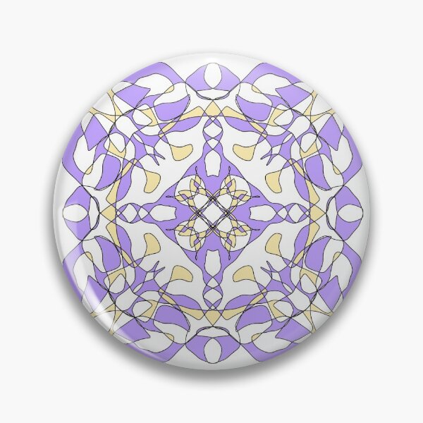 Item preview, Purple and yellow geometric digital design designed and sold by PaintingsByKF.