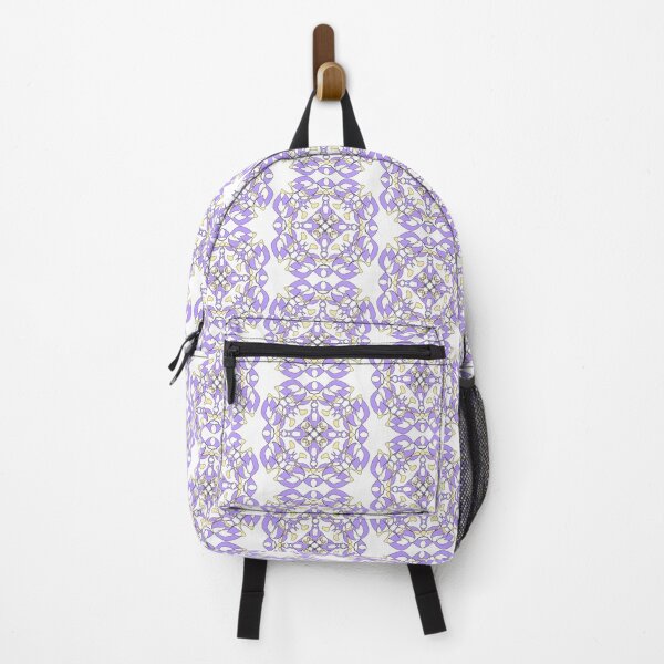 Item preview, Purple and yellow geometric digital design designed and sold by PaintingsByKF.