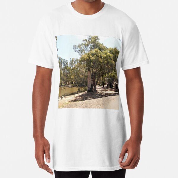 Murray River at Echuca VIC Long T-Shirt