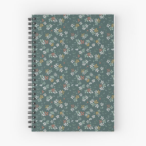 Item preview, Coral & Teal Simple Ditsy Floral designed and sold by StudioPosies.