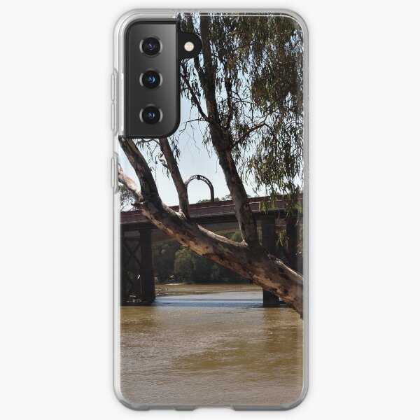 Bridge across the Murray at Echuca VIC Samsung Galaxy Soft Case