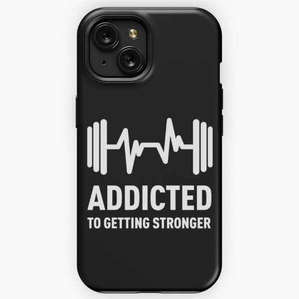 Gym Lover Gift Stronger Than Your Excuses Inspirational Workout iPhone Case  by Jeff Creation - Fine Art America