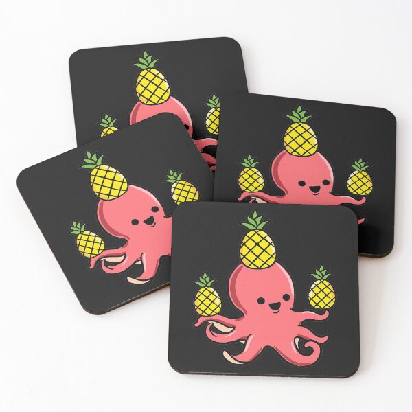 Item preview, Kawaii Pineapple Octopus designed and sold by ANABARRIOS.