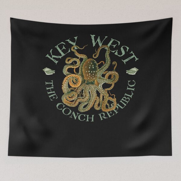 Item preview, Key West Florida fantasy octopus design designed and sold by ANABARRIOS.