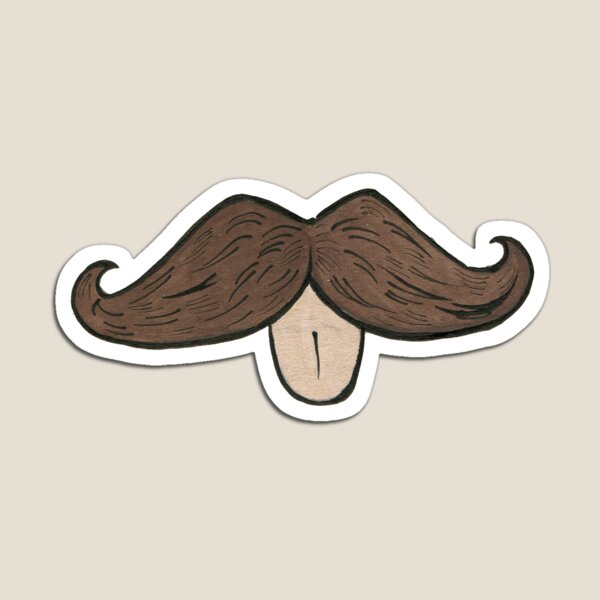 Super Stache Bros - Mustache - Magnet