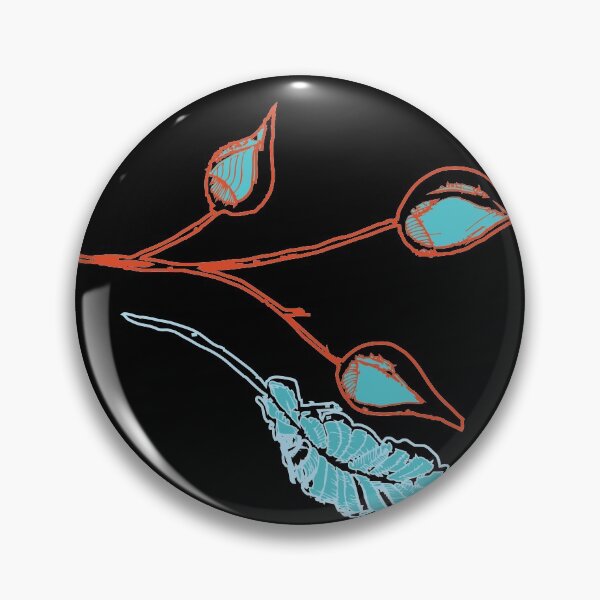 Item preview, Flowers Black Orange 1 designed and sold by Lucia  Lukas.