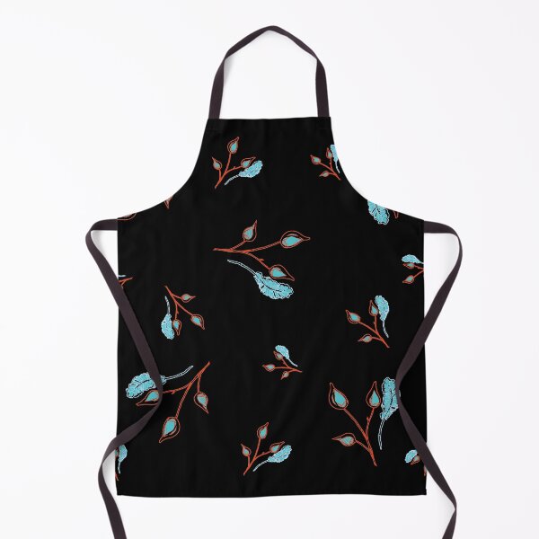 Item preview, Flowers Black Orange 1 designed and sold by Lucia Lukas.