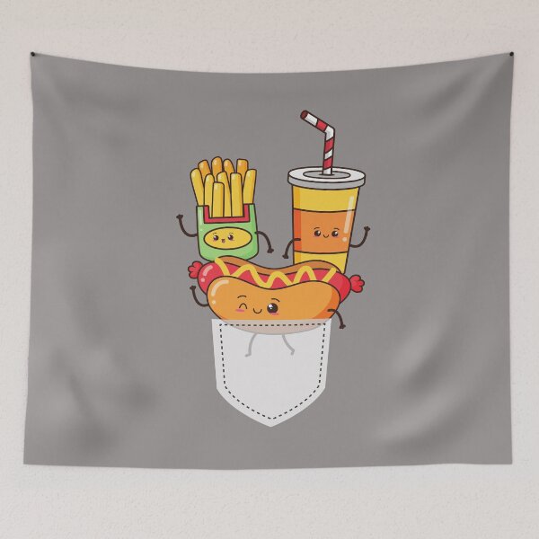 Item preview, Kawaii Pocket Friends - Hotdog Combo designed and sold by Costas-Designs.