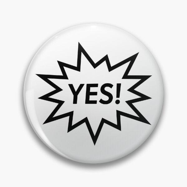 Item preview, Hard yes comic scream or shout bubble designed and sold by MartialRed.