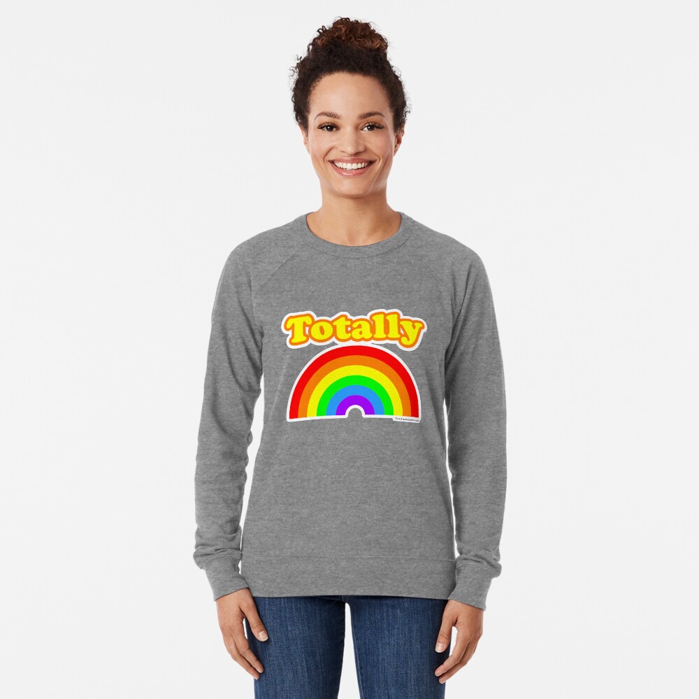 Totally Rainbow Logo Lightweight Sweatshirt
