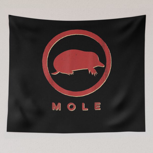 Item preview, Mole Lover Vintage Retro Style Animal  designed and sold by aguilaro.
