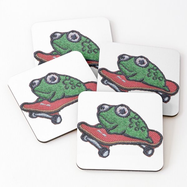 Item preview, Skater Frog Sticker designed and sold by designolo.