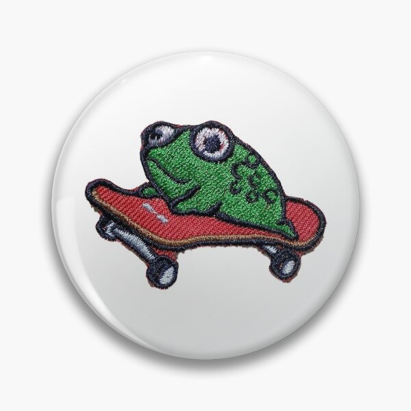 Item preview, Skater Frog Sticker designed and sold by designolo.