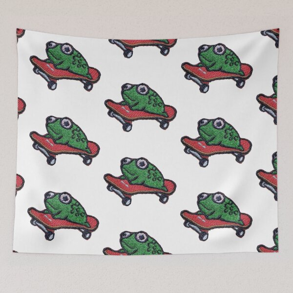Item preview, Skater Frog Sticker designed and sold by designolo.