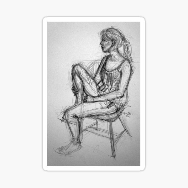 Veronika Life Study 02 Sticker