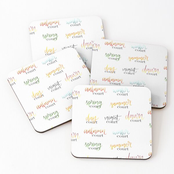 Item preview, ACOTAR Courts - color designed and sold by Bookishletters.