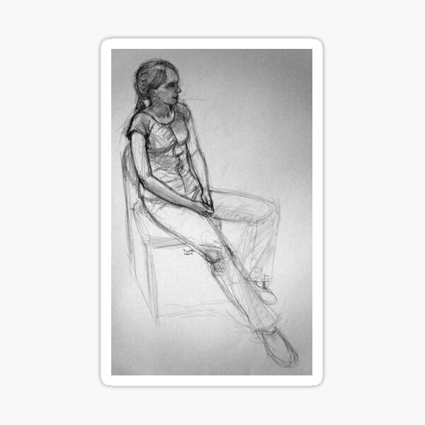 Veronika Life Study 04 Sticker