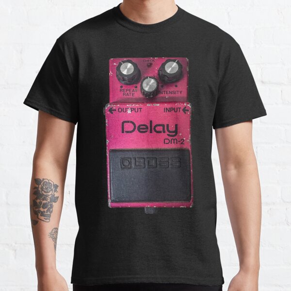 Boss DM-2 Delay Guitar Pedal Vintage Analog Grunge Classic T-Shirt