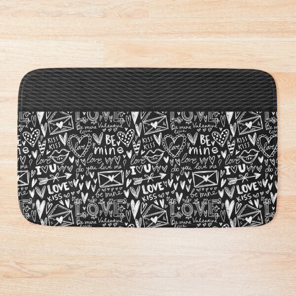 Item preview, Love Be Mine in black designed and sold by MonKeeMAMA.