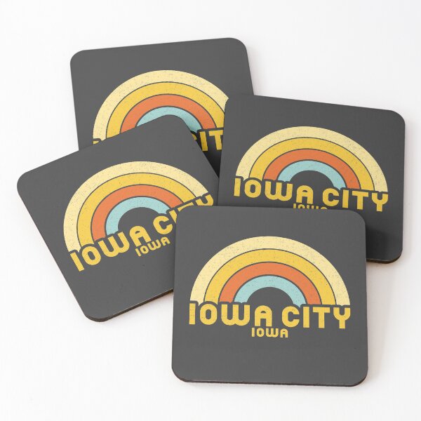 Aperçu de l'œuvre Retro Iowa City Iowa créée et vendue par dk80.